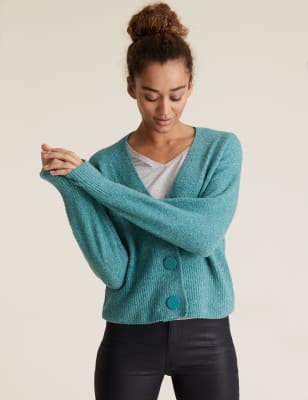 m&s ladies white cardigans
