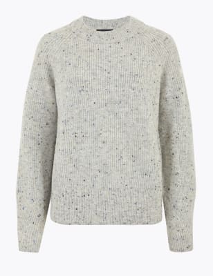 Ribbed Crew Neck Jumper | M&S Collection | M&S