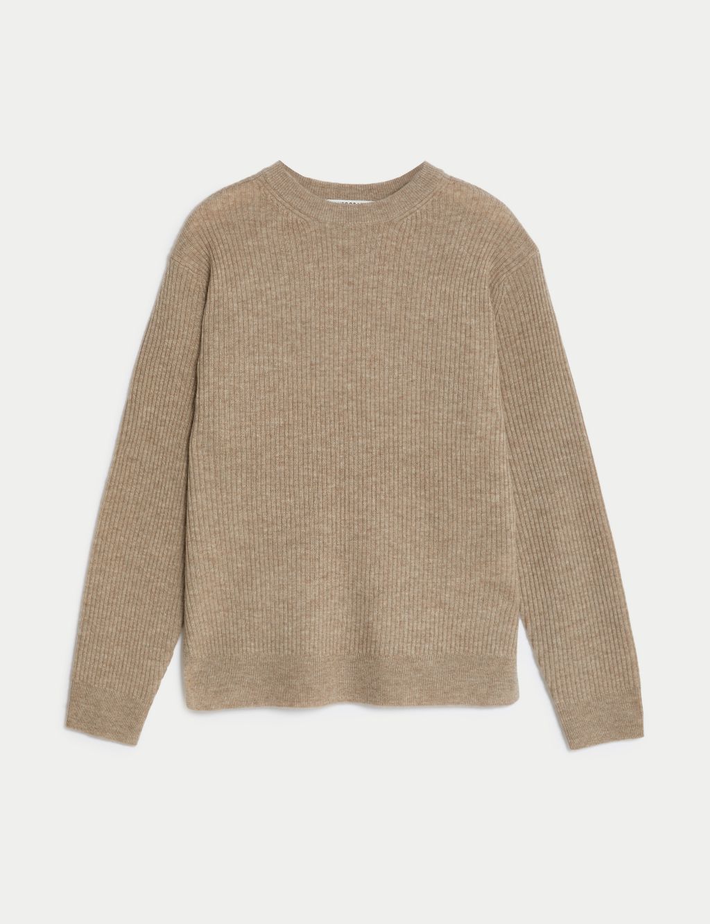 Merino Wool With Cashmere Ribbed Jumper image 1