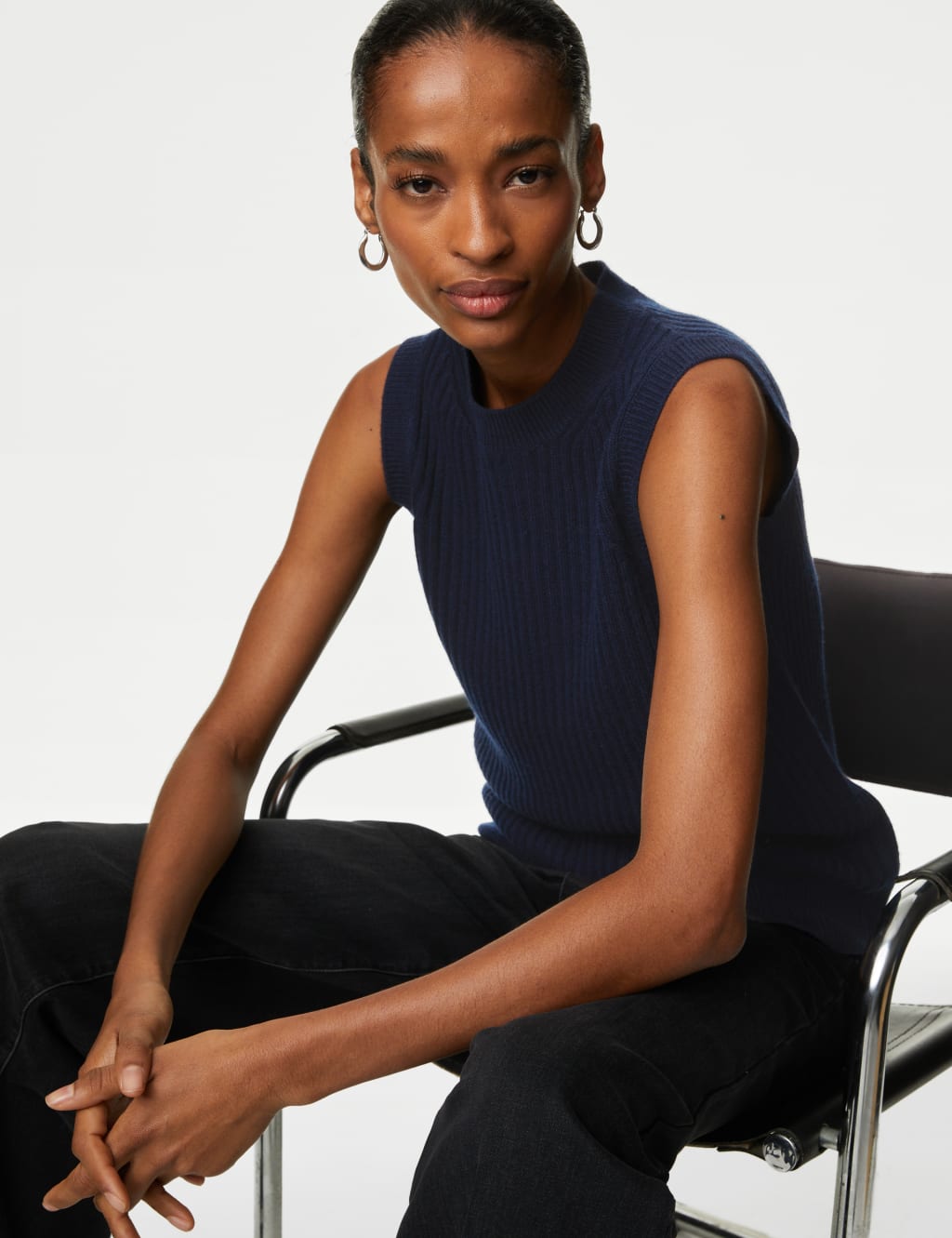 Women's cashmere vests shop