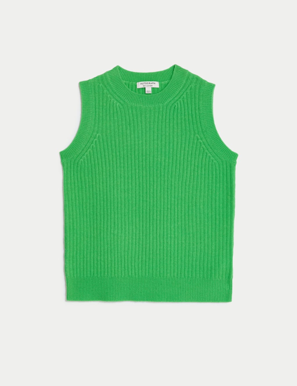 Merino Wool With Cashmere Knitted Vest