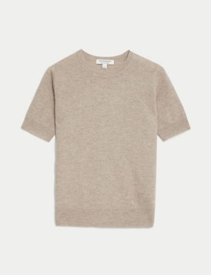 Merino Wool With Cashmere Knitted Top