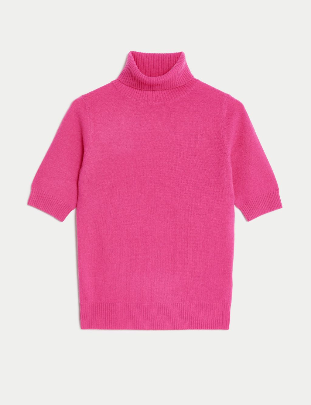 Pure Cashmere Roll Neck Knitted Top image 2