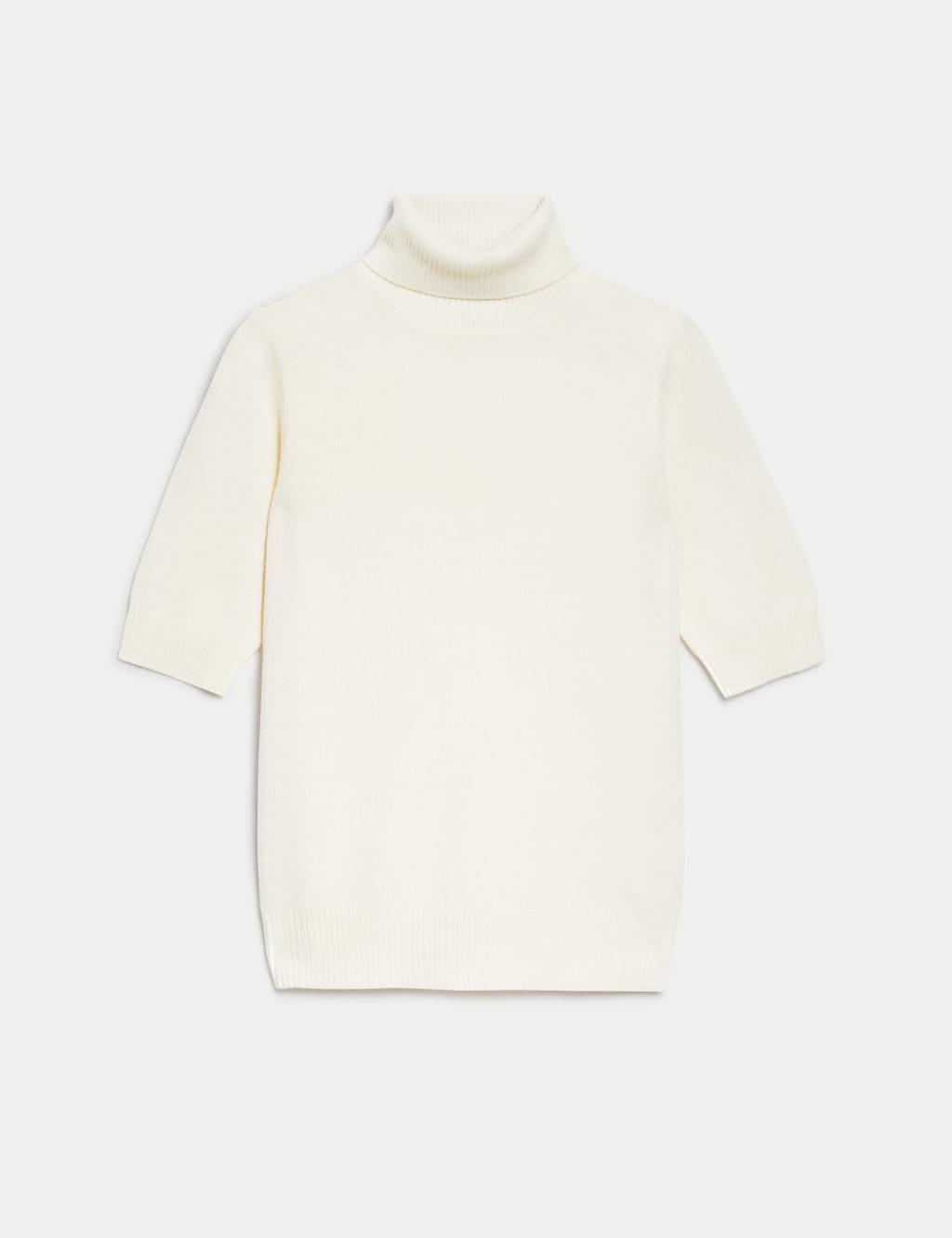 Pure Cashmere Roll Neck Knitted Top image 2