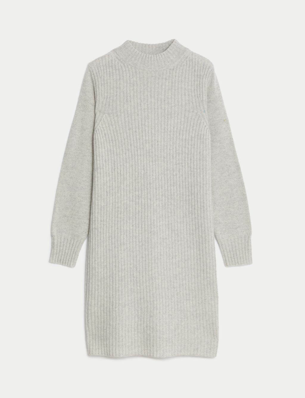 Merino Wool Rich Knitted Dress with Cashmere image 1