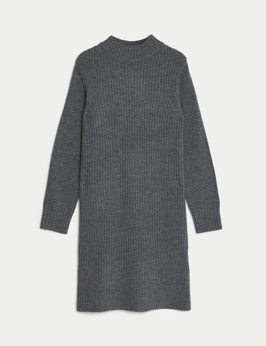 Merino Wool Rich Knitted Dress with Cashmere image 2