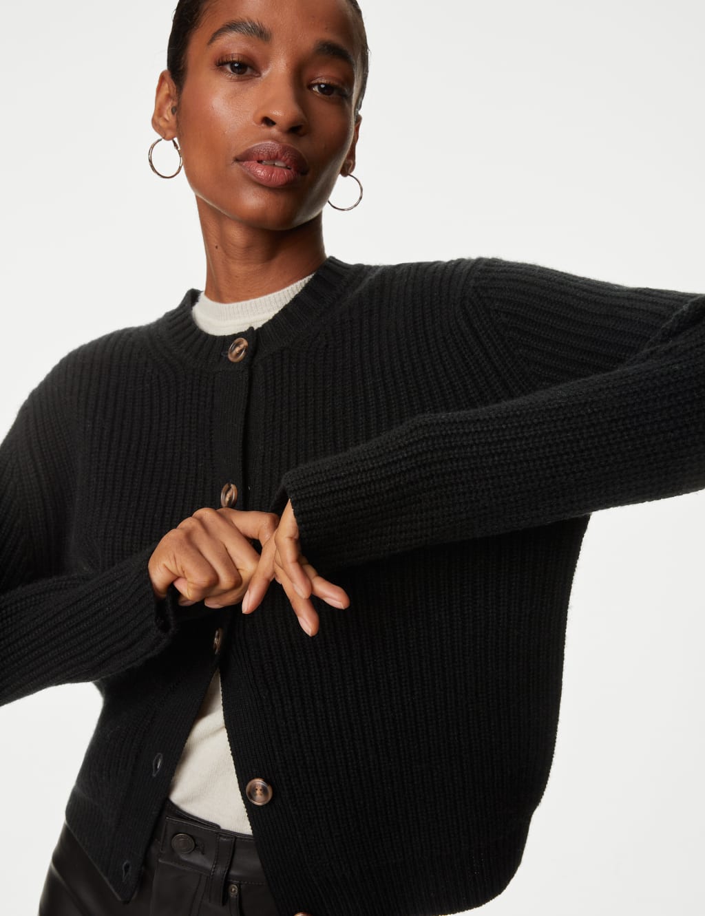 Long merino outlet wool cardigan