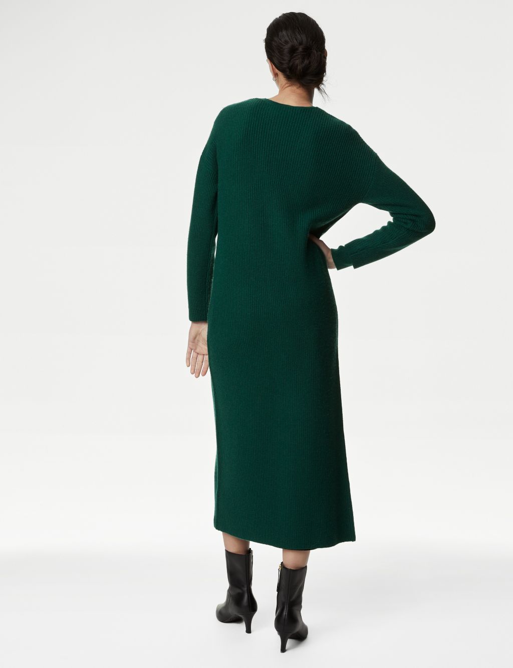 Merino Wool With Cashmere Longline Cardigan image 5