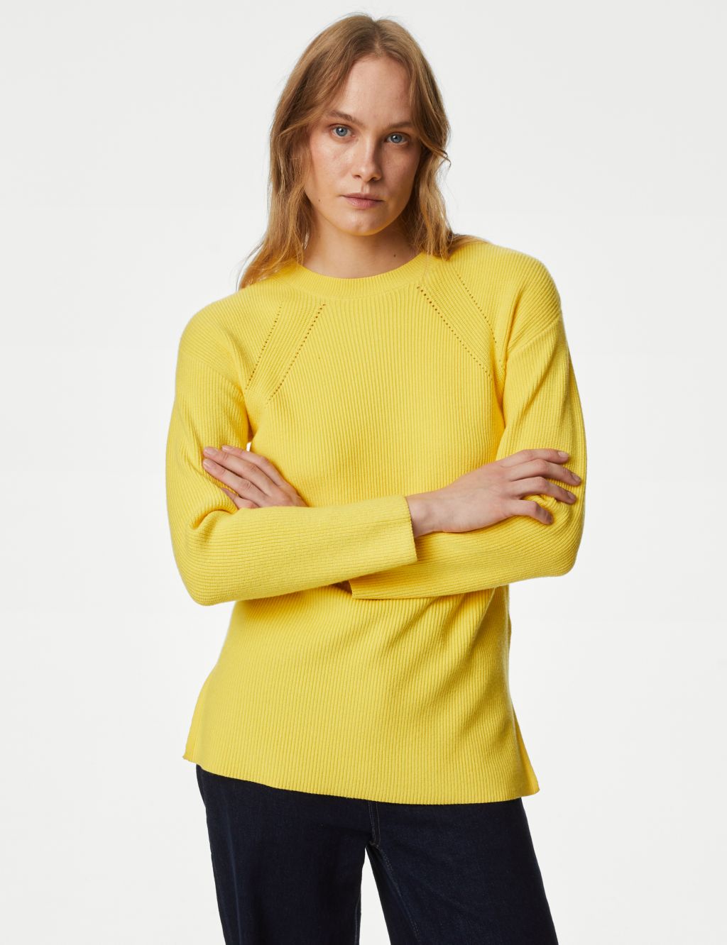 Soft Touch Ribbed Longline Jumper image 4