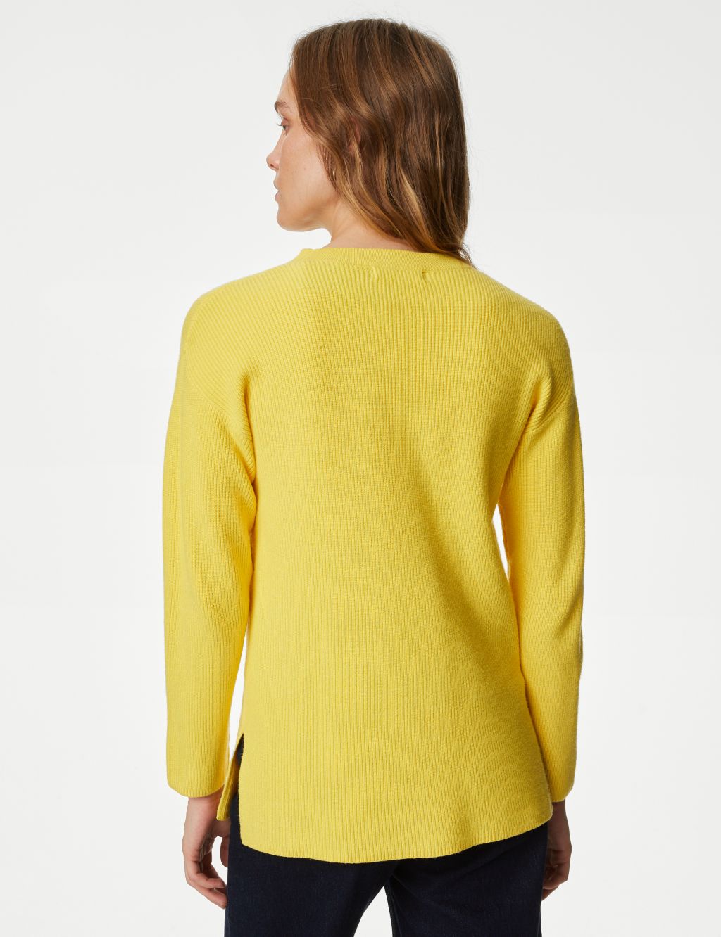 Soft Touch Ribbed Longline Jumper image 5