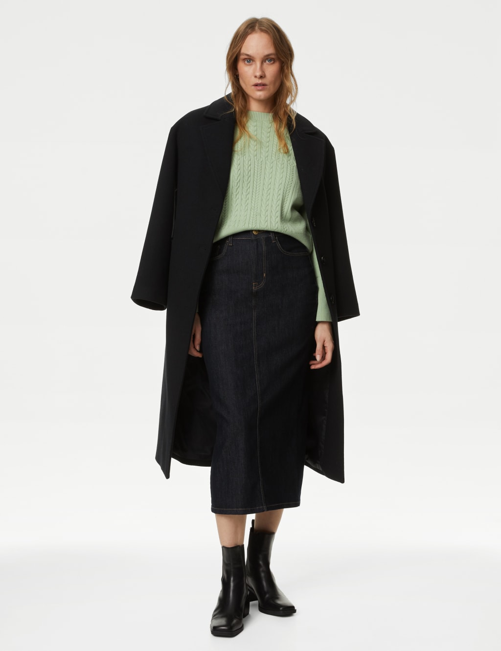 M&S Dusty Green Winter Jumper main image 0