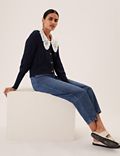 Soft Touch Cable Knit V-Neck Cardigan