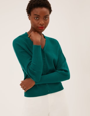 Jigsaw 2025 green cardigan