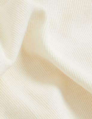 

M&S Collection Cárdigan informal de tacto suave de escote en pico acanaladoWomens - Light Cream, Light Cream