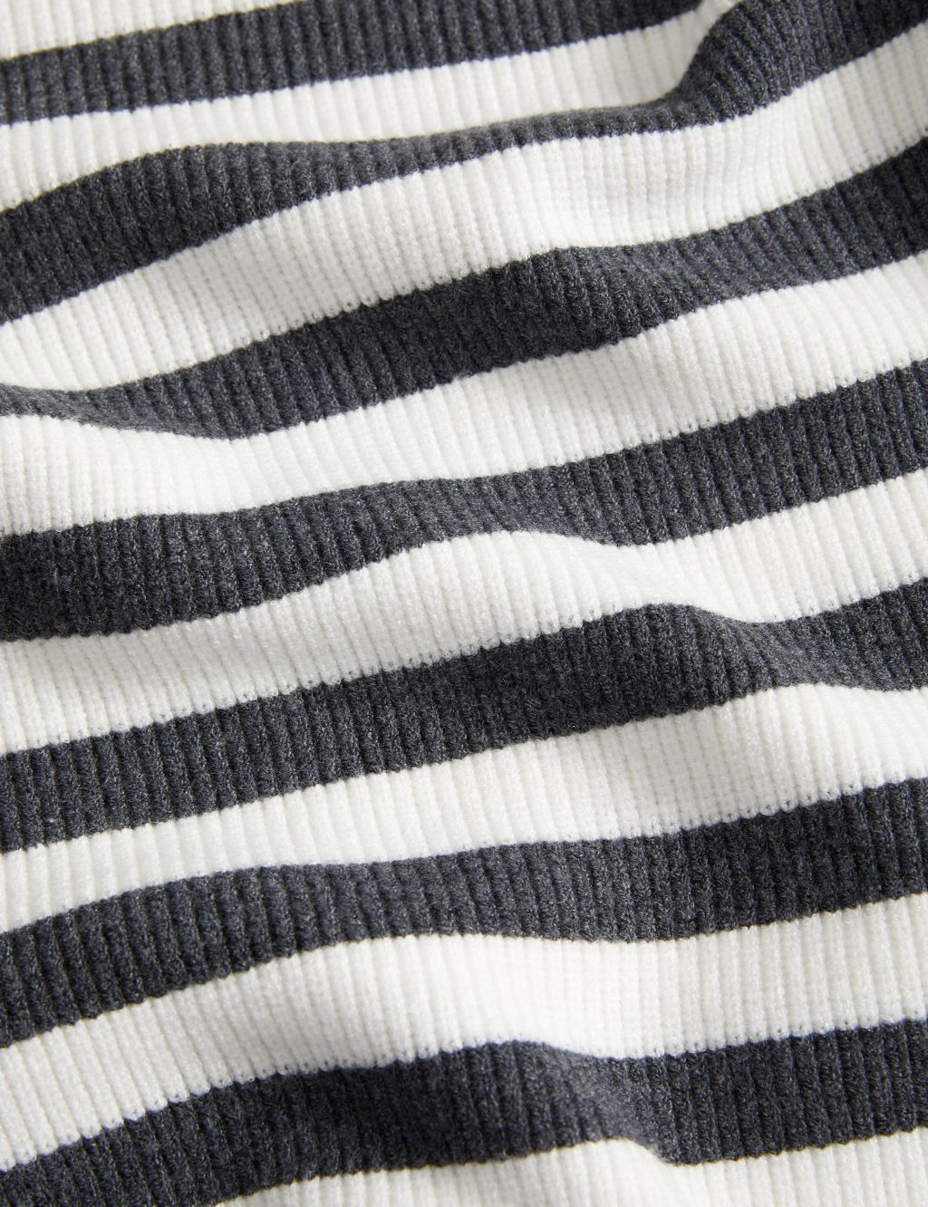 Soft Touch Striped Funnel Neck Jumper image 6
