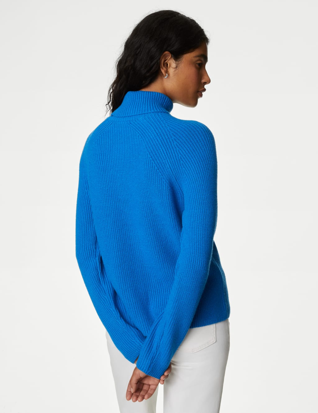 Soft Touch Ribbed Roll Neck Jumper image 5