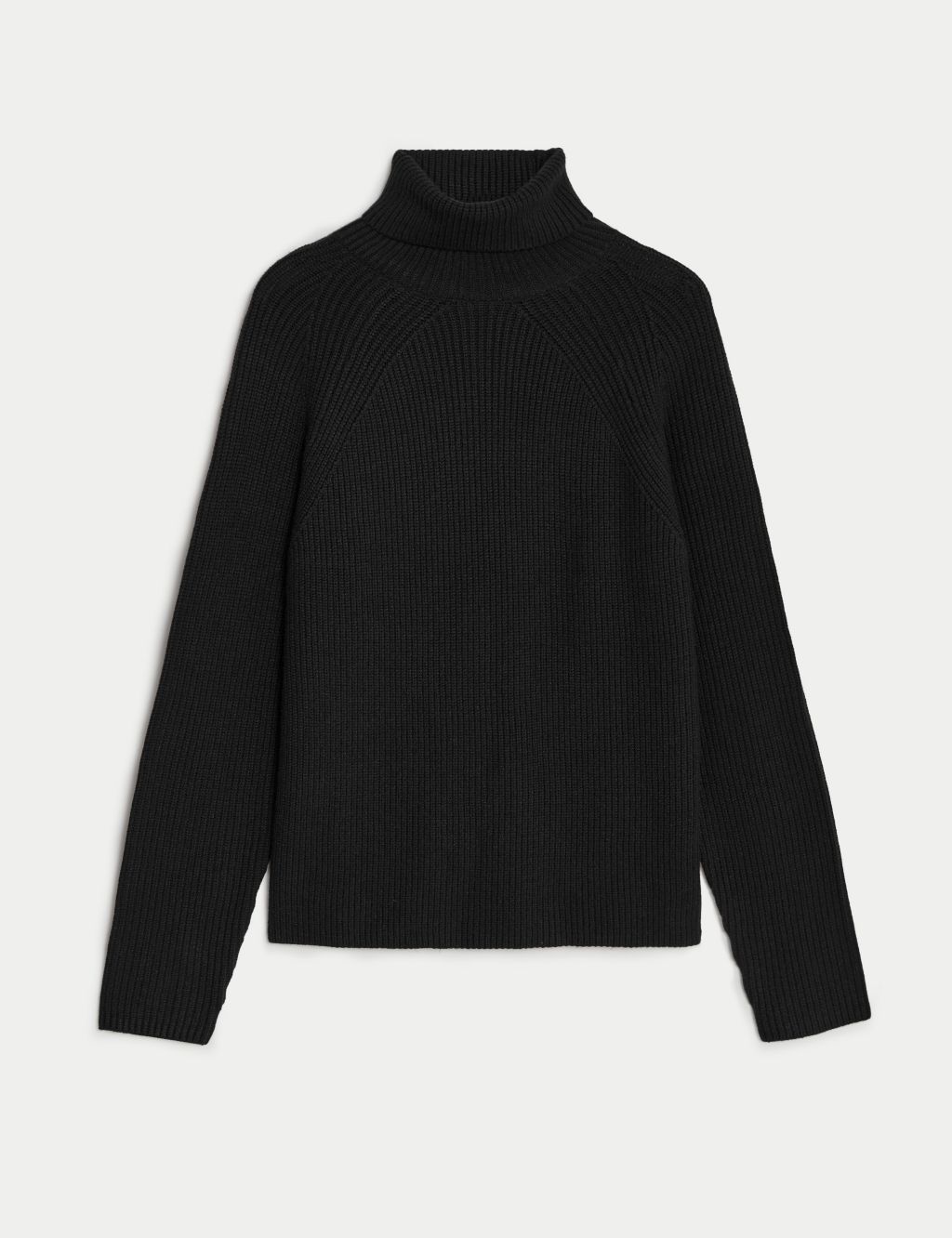 Soft Touch Ribbed Roll Neck Jumper image 2