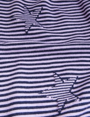 

M&S Collection Jersey informal de tacto suave con rayas y estrellasWomens - Dusted Lilac, Dusted Lilac