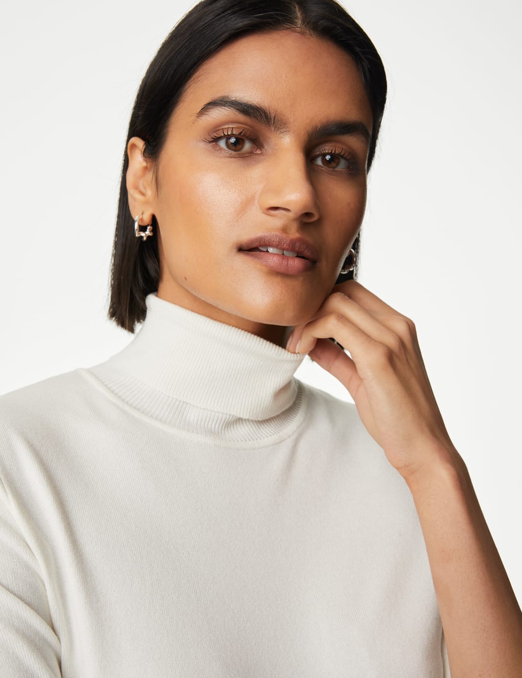 Roll Neck Fitted Jumper image 4