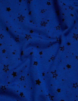 

Womens M&S Collection Star Print Crew Neck Jumper - Blue Mix, Blue Mix