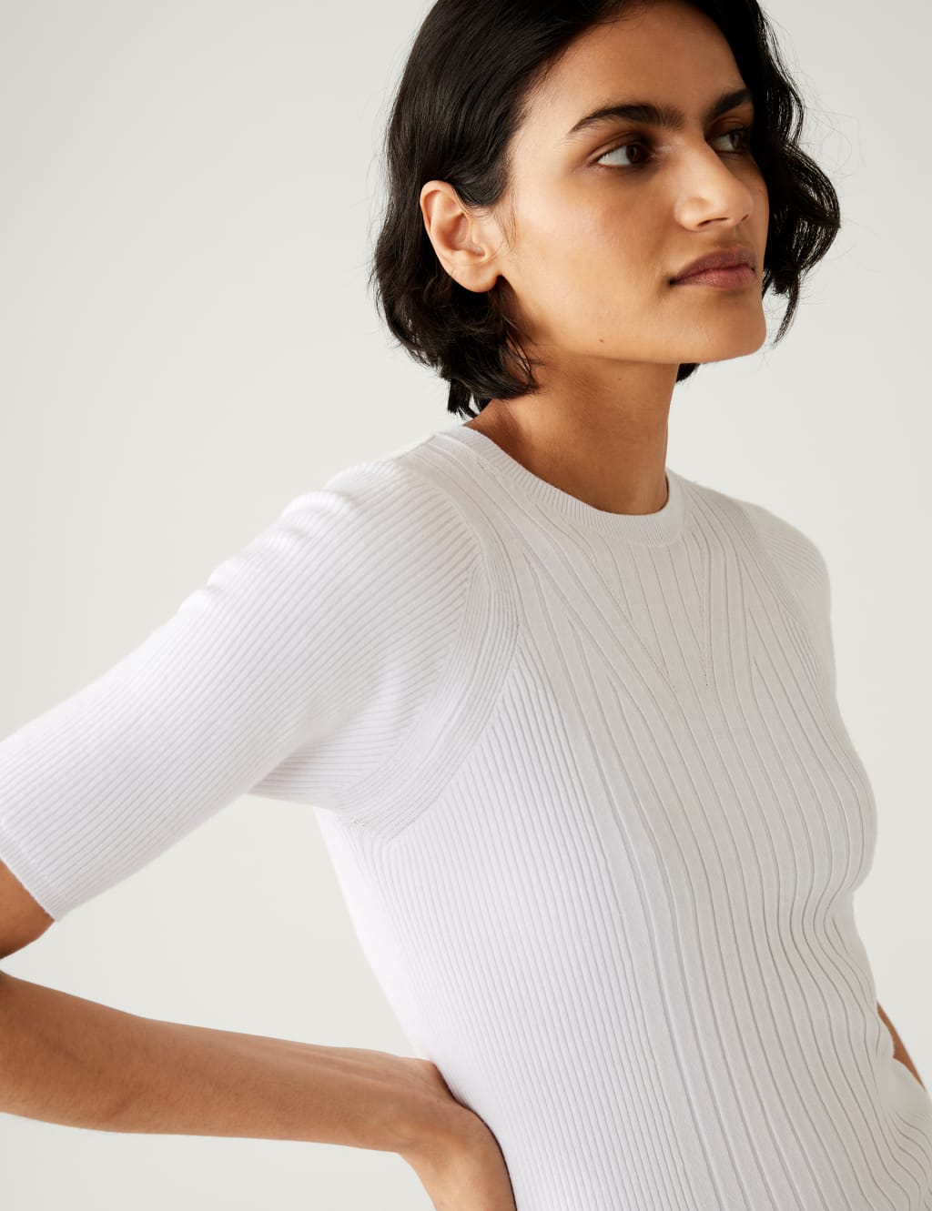 Merae-M Knit Top - White main image 0