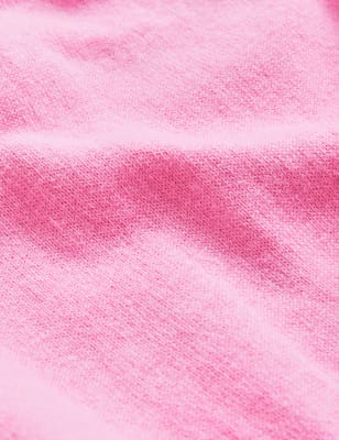 

M&S Collection Top de punto de algodón de manga cortaWomens - Cool Pink, Cool Pink