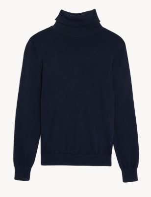 Marks and spencer on sale ladies polo neck jumpers