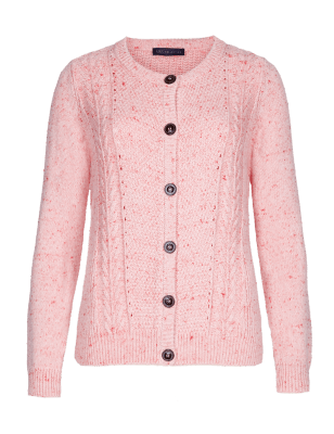 Pure Cotton Cable Knit Cardigan | M&S Collection | M&S