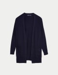 Ribbed Edge to Edge Longline Cardigan