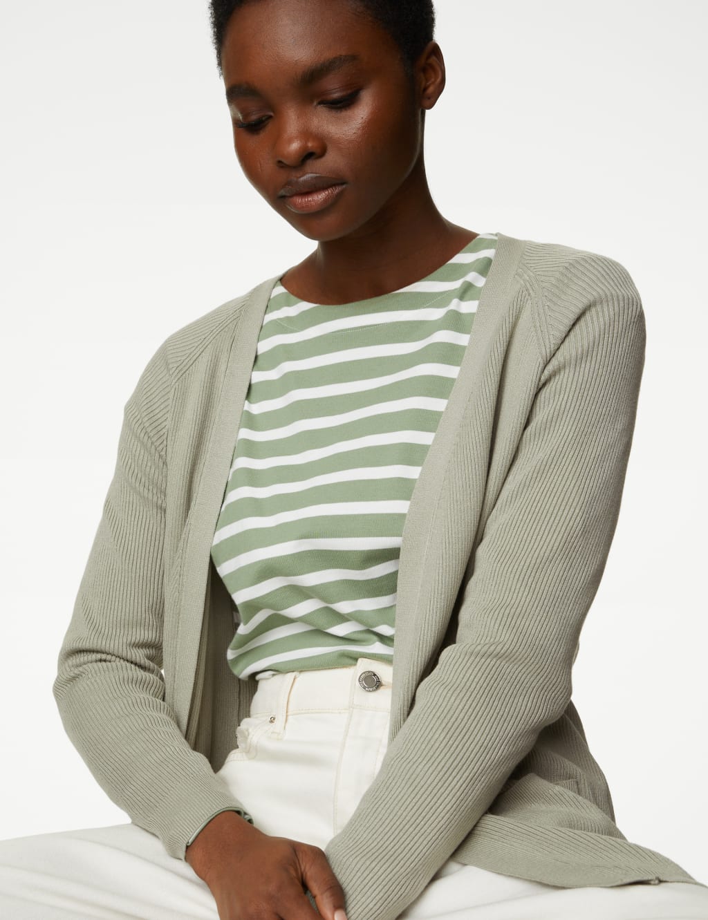 Women's Green Cardigans | Mu0026S