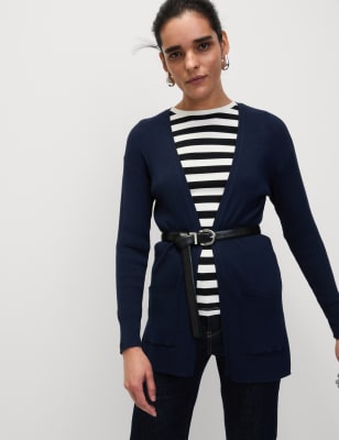 Navy 2025 cardigan m&s