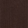 Ribbed Roll Neck Knitted Top - raisin
