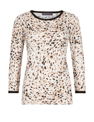 Animal Print Jumper | M&S Collection | M&S