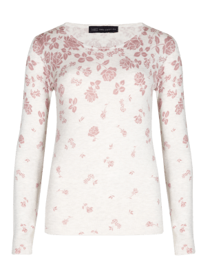 Long Sleeve Falling Flower Jumper | M&S Collection | M&S