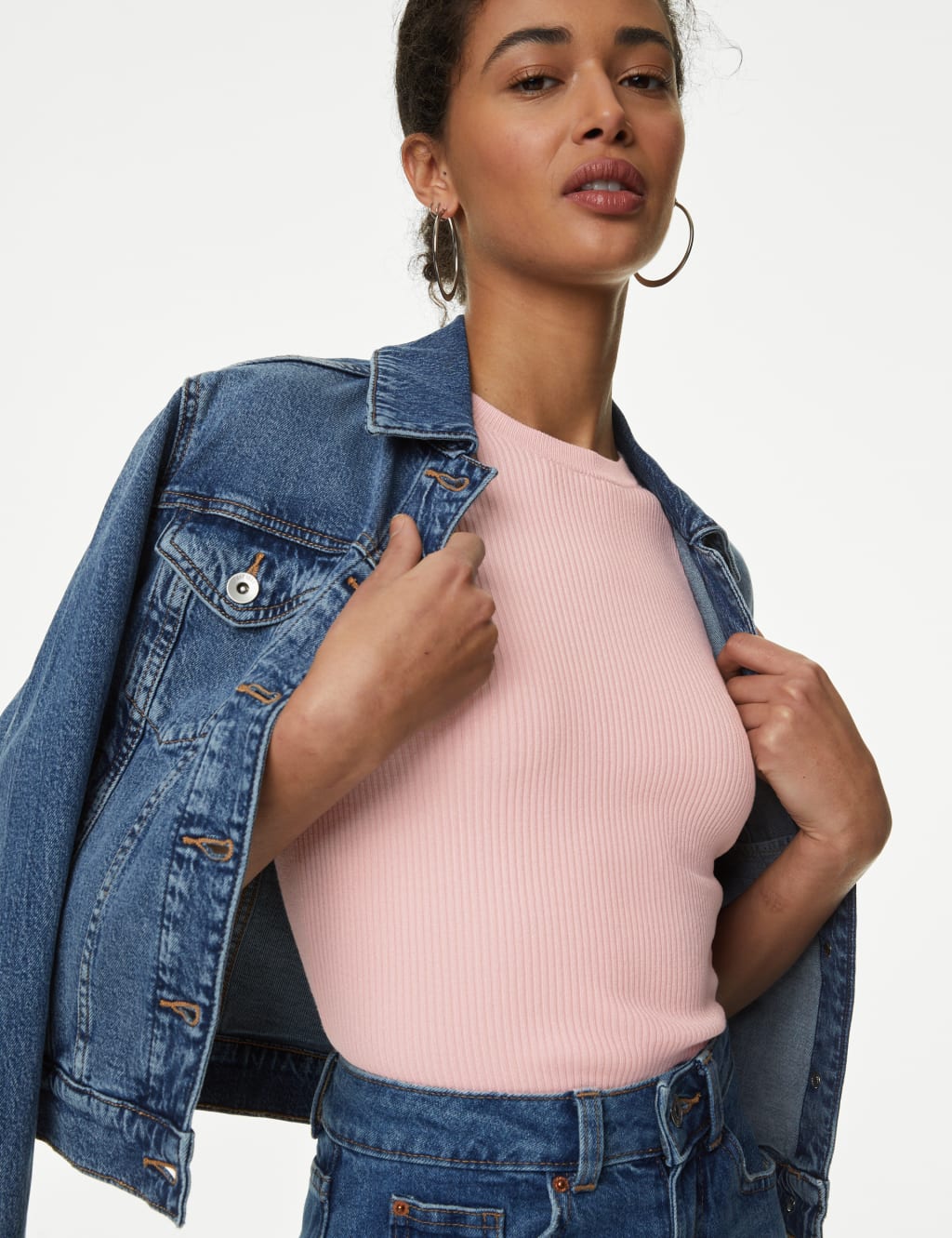 Pale pink ladies sweaters online