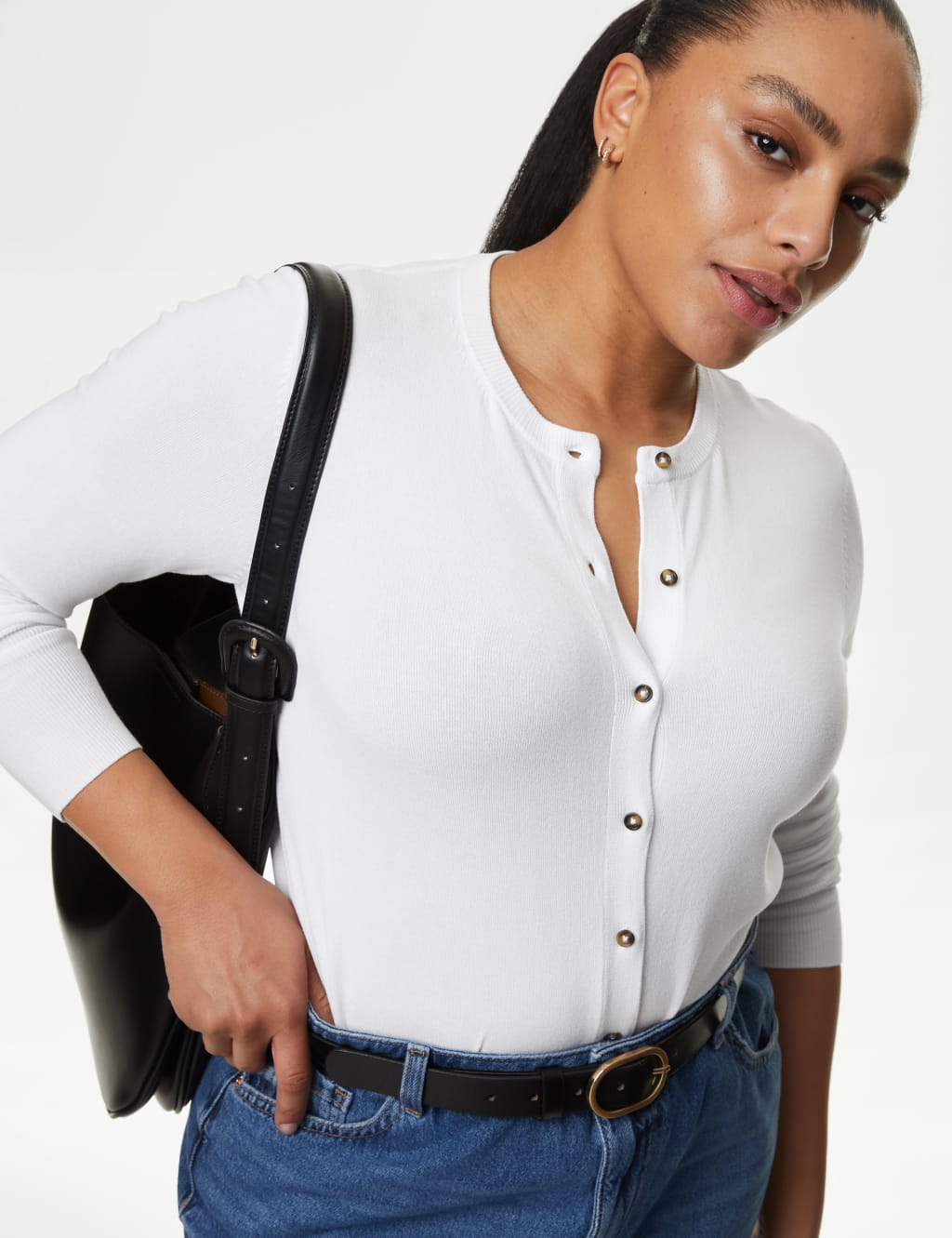 women's white cardigans