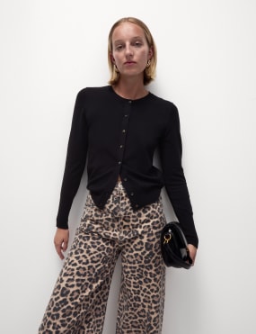 Marks and spencer black cardigan hotsell