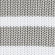 Cotton Rich Striped Textured Jumper - greymarl