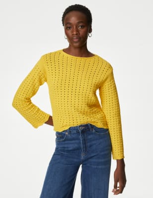 M&s cotton jumpers ladies sale