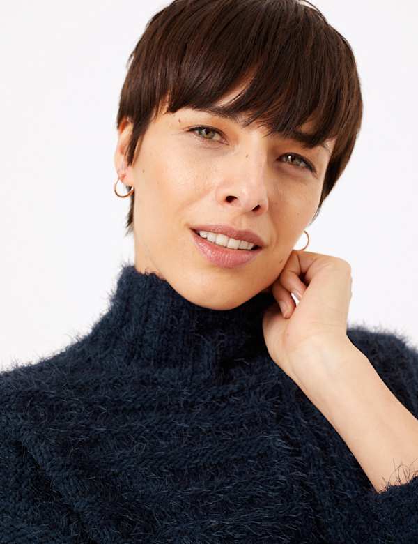 Textured Chenille Relaxed Jumper