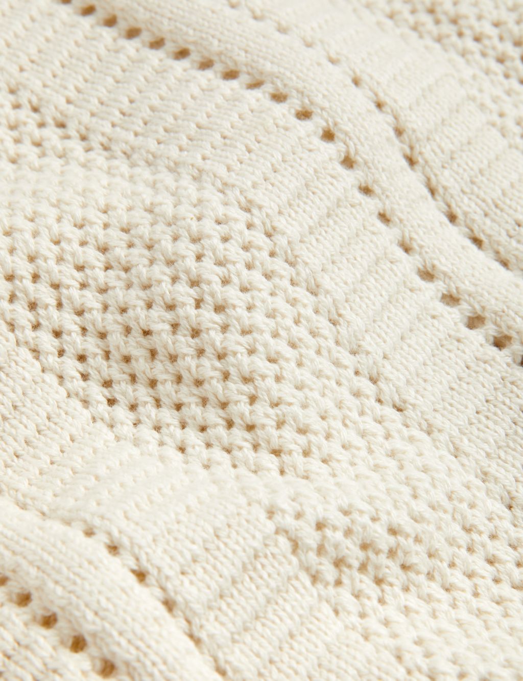 Cotton Rich Textured V-Neck Cardigan image 5