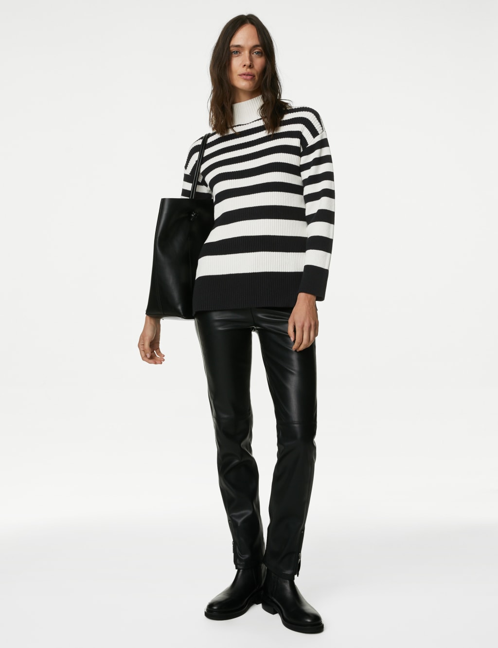 M&s ladies black jumpers top