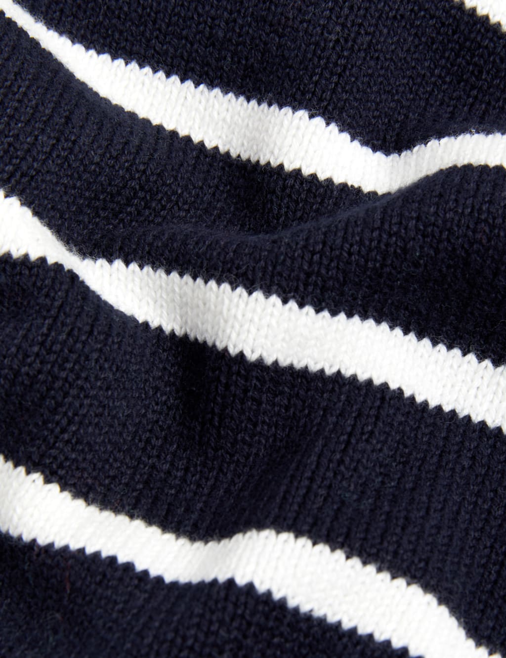 Cotton Rich Striped Crew Neck Jumper image 5