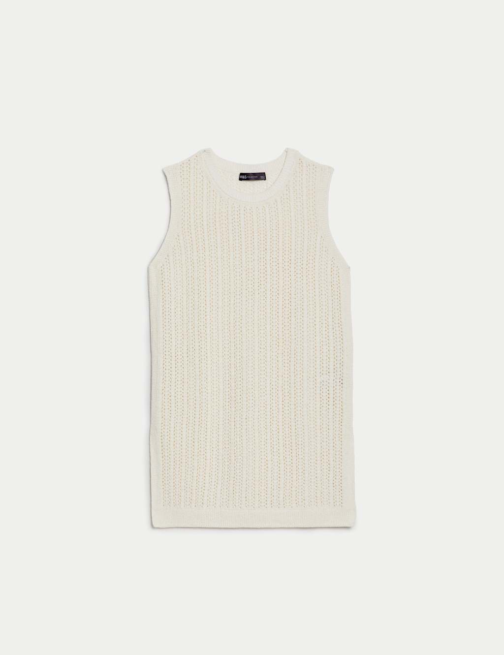 Cotton Rich Longline Knitted Vest image 2