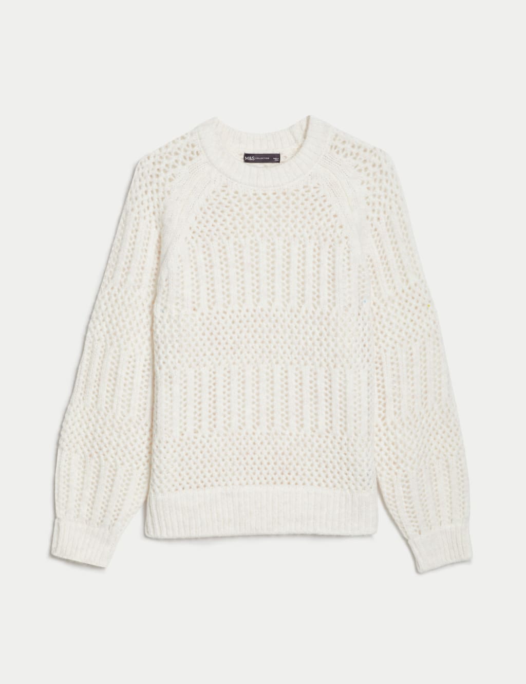 Textured Crew Neck Jumper image 2
