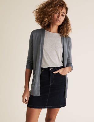  Gilet coupe décontractée 100 % coton - Medium Blue