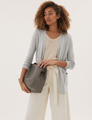 Pure Cotton Relaxed Cardigan - CA