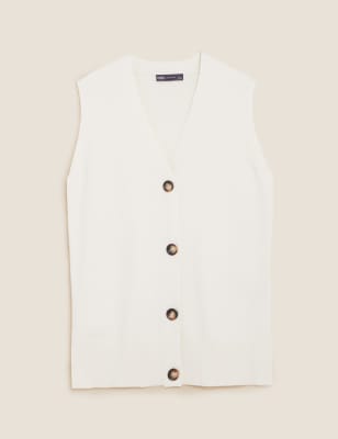 Marks and spencer sleeveless on sale jumper