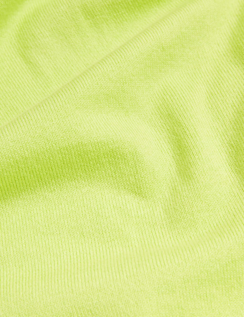 Cotton Rich Ribbed Crew Neck Knitted Top image 5