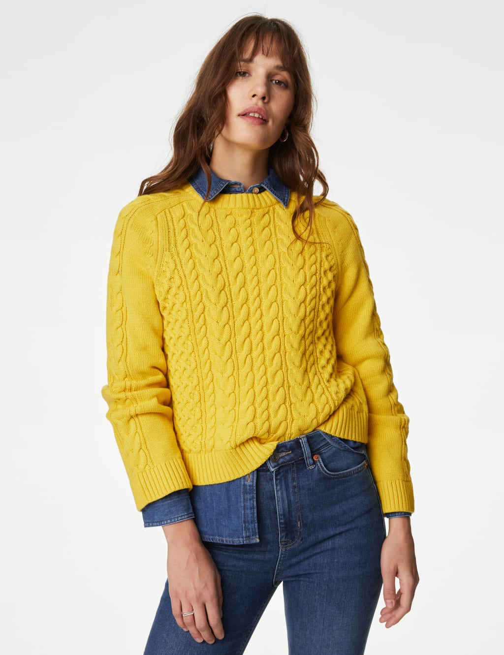 Women s Yellow Knitwear M S